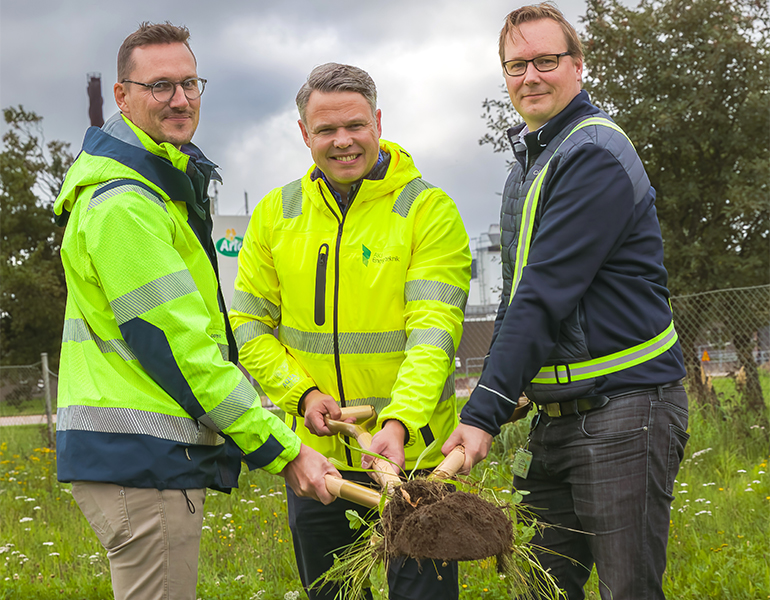 Falkenberg Energi and Arla Foods break ground on bioheat plant