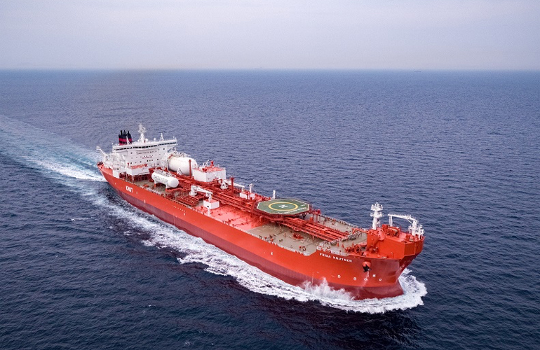 KNOT接收第一艘LNG双燃料穿梭油轮