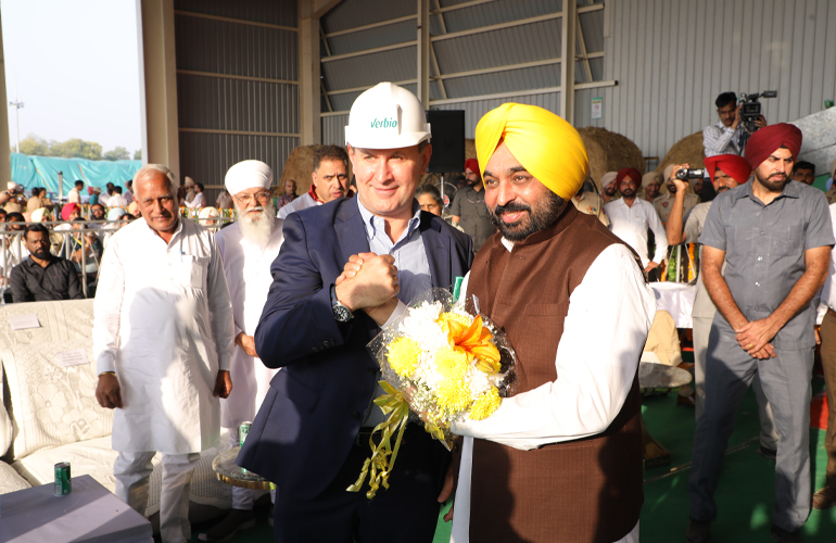 VERBIO印度举行第一个bioCNG工厂的盛大开幕式