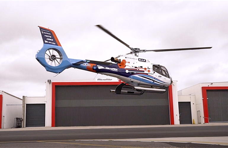Lift off for Australia’s first helicopter flight using SAF