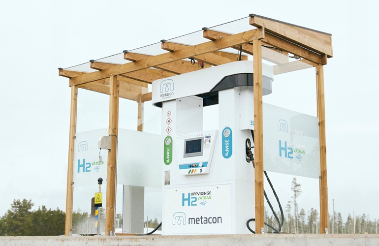 Sweden’s first integrated hydrogen refueling station inaugurated